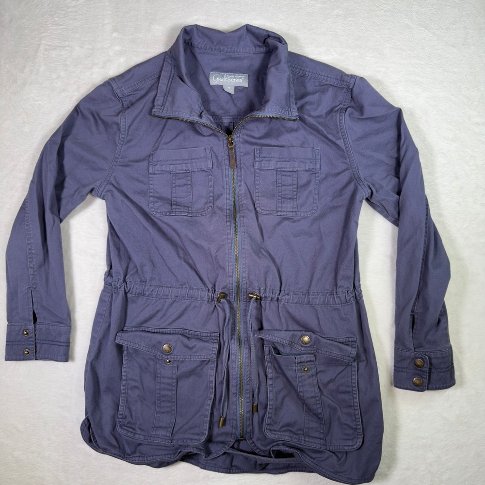 Gander Mountain Guide Series Womens Utility Anorak Jacket Blue‎ Medium